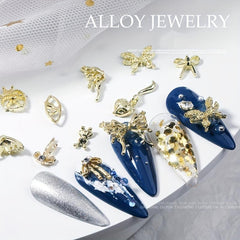 10pcs 3D Alloy Nail Art Charms for DIY or Salons