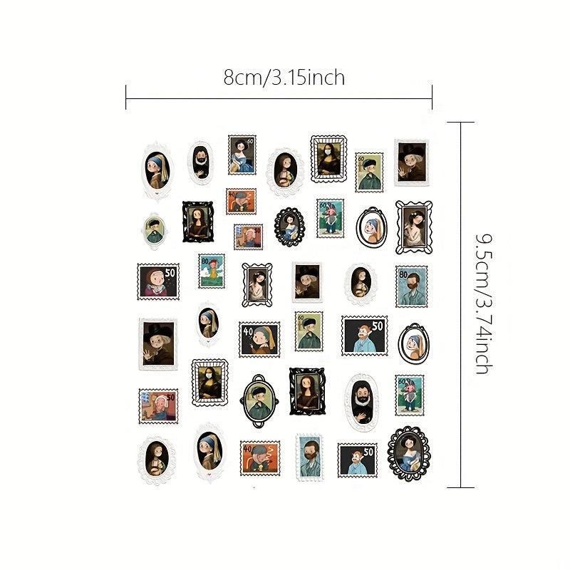 5D Embossed Cartoon Nail Art Stickers - Nail Decoration Accessories