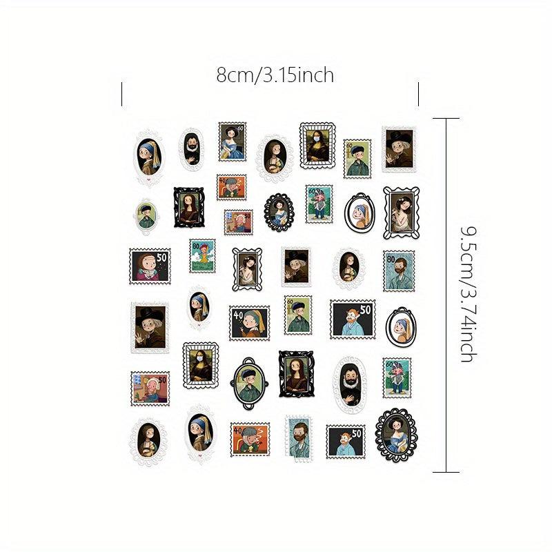 5D Embossed Cartoon Nail Art Stickers - Nail Decoration Accessories
