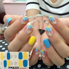 Full Cover Nail Wraps with Nail Rubbing Strips, DIY Nail Art for Women and Girls