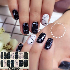 Full Cover Nail Wraps with Nail Rubbing Strips, DIY Nail Art for Women and Girls