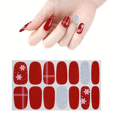 Waterproof Nail Polish Stickers Full Cover Adhesive Decal Strips