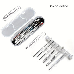 Ear Wax Removal Tool Set 7 In 1 Stainless Steel with Storage Box