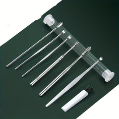 Ear Wax Removal Tool Set 7 In 1 Stainless Steel with Storage Box