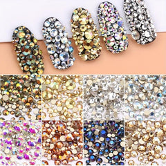 1440pcs Iridescent Rhinestones Crafts Nails Jewelry DIY Projects