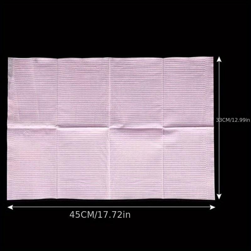 5 pcs Waterproof Disposable Nail Art Table Towels Pink