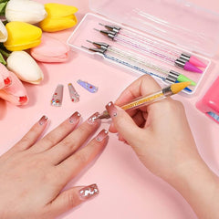 Dual Purpose Nail Polish Point Drill Crayon