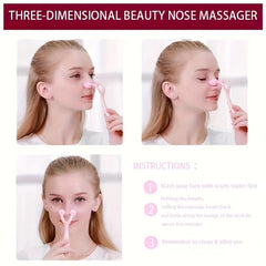 Silicone Facial Roller Massager for Nose Straightening