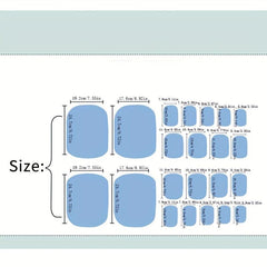 Waterproof Toenail Polish Strips For Women