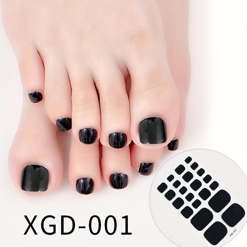Waterproof Toenail Polish Strips For Women