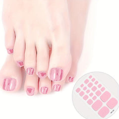 Waterproof Toenail Polish Strips For Women