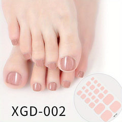 Waterproof Toenail Polish Strips For Women
