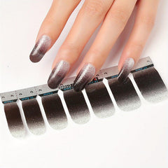 Y2K Glitter Gradient Nail Polish Stickers Set