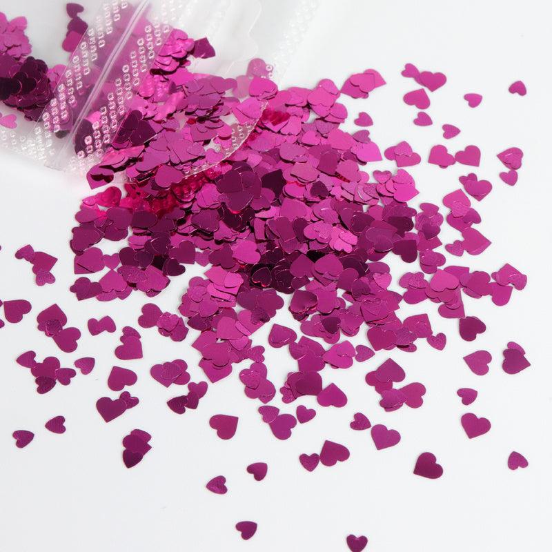 Colorful Heart Nail Sequins DIY Manicure Decorations