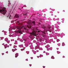 Colorful Heart Nail Sequins DIY Manicure Decorations