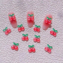20pcs Summer Ice Transparent Fruit Nail Art Charms Nail Decoration Accessories