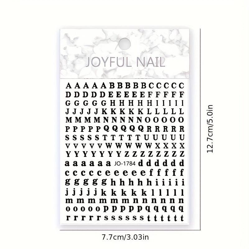 Holographic 3D Nail Art Stickers Self Adhesive Decals for Manicure Decor