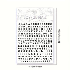 Holographic 3D Nail Art Stickers Self Adhesive Decals for Manicure Decor