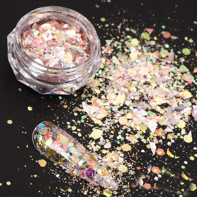 Chunky Nail Glitter Sequin Irregular Nail Art Glitter Flakes