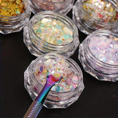Chunky Nail Glitter Sequin Irregular Nail Art Glitter Flakes