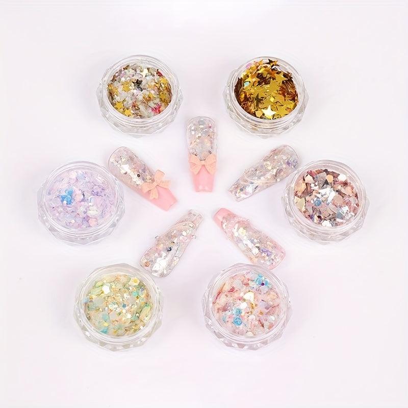 Chunky Nail Glitter Sequin Irregular Nail Art Glitter Flakes