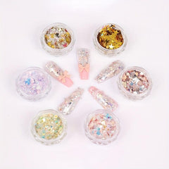 Chunky Nail Glitter Sequin Irregular Nail Art Glitter Flakes