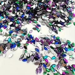 500pcs Crystal Rhinestones Mixed Colors and Sizes for Nail Art and DIY Crafts