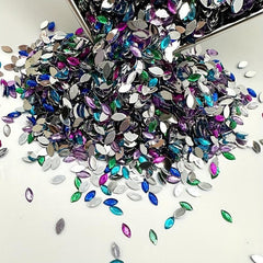 500pcs Crystal Rhinestones Mixed Colors and Sizes for Nail Art and DIY Crafts