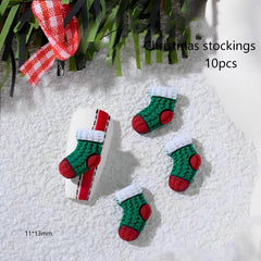 Elk Nail Art Charms for Christmas Decor