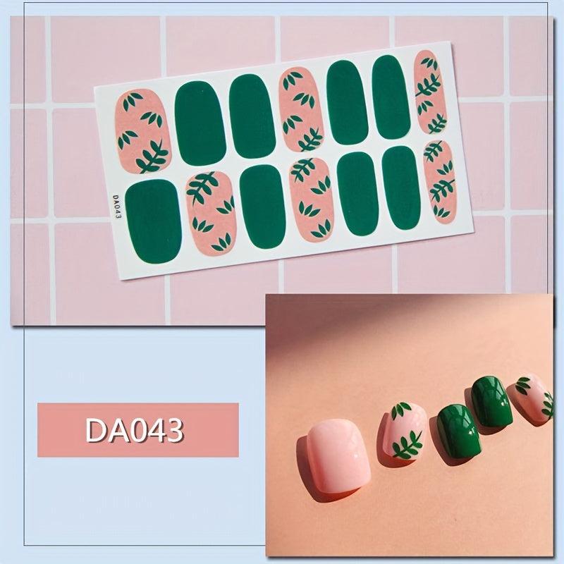 Nail Art Stickers Self Adhesive Nail Decals for Easy Nail Art