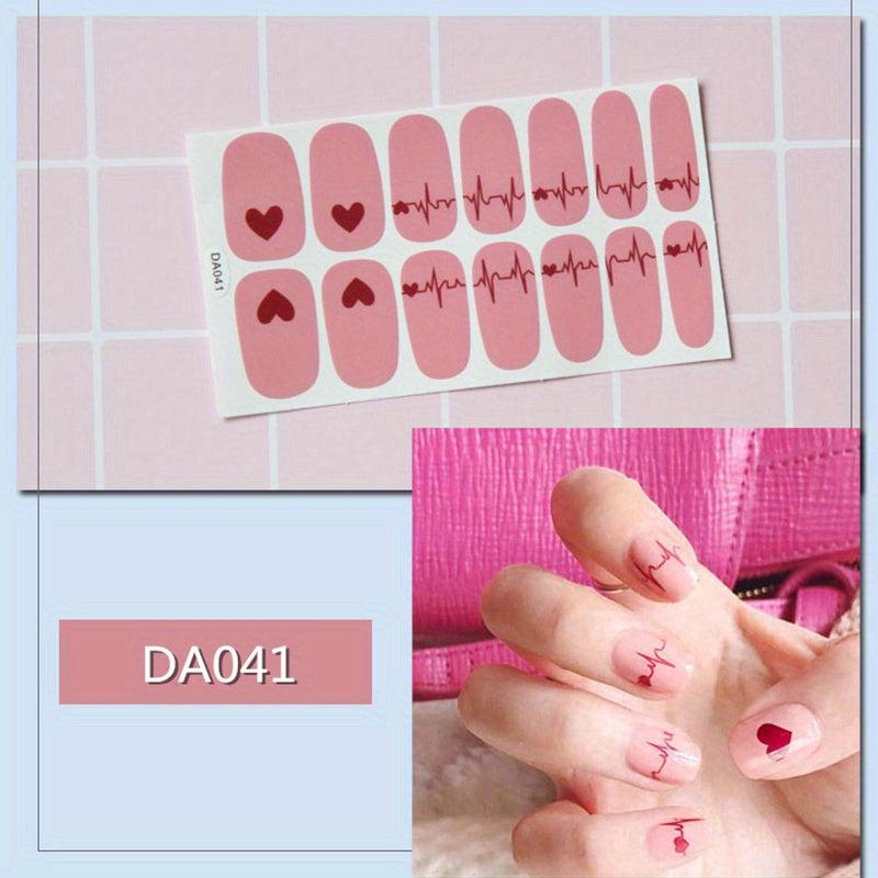 Nail Art Stickers Self Adhesive Nail Decals for Easy Nail Art