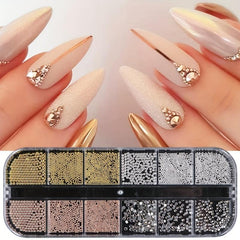 Caviar Bead Nail Art 3D Crystals for Manicures