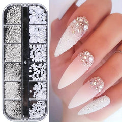 Caviar Bead Nail Art 3D Crystals for Manicures