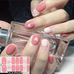 Spring Summer Nail Polish Stickers Self Adhesive Nail Art Decal Strips