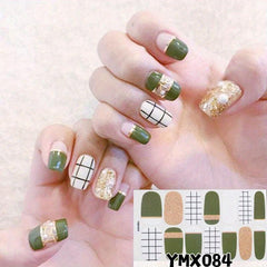 Spring Summer Nail Polish Stickers Self Adhesive Nail Art Decal Strips