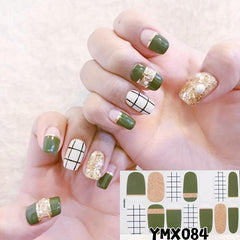 Spring Summer Nail Polish Stickers Self Adhesive Nail Art Decal Strips