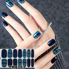 Spring Summer Nail Polish Stickers Self Adhesive Nail Art Decal Strips