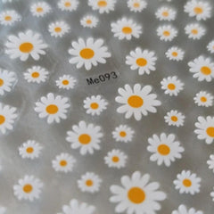 Summer Daisy Fruits and Florals Nail Art Decals Back Glue Nail Stickers