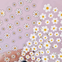 Summer Daisy Fruits and Florals Nail Art Decals Back Glue Nail Stickers