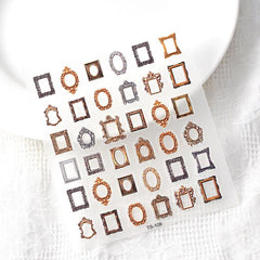 Waterproof 5D Nail Stickers Adhesive Tattoo Nails Accesories