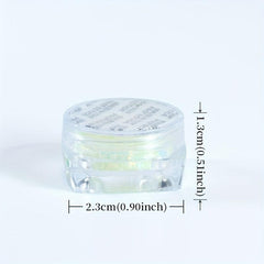 Luminous Holographic Nail Glitter Sequins for DIY Decals
