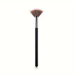 Fan Shaped Highlight Brush Soft Hair Blush Powder Makeup Brush