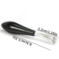 2pcs Comb Hair Brush Cleaner Plastic Handle Cleaning Brush Remover