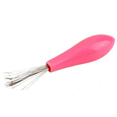2pcs Comb Hair Brush Cleaner Plastic Handle Cleaning Brush Remover