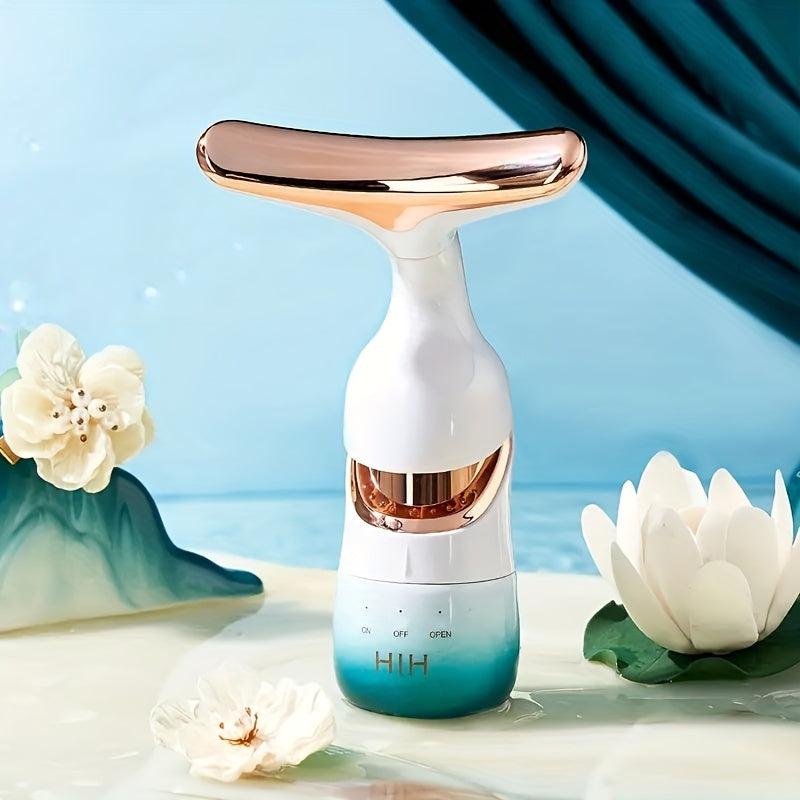 3-In-1 Face Neck Massager Reduces Wrinkles & Signs Of Aging