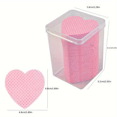Eyelash Extension Glue Wipes Soft Non-woven Fabric Lint Nail Polish Remover