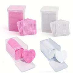 Eyelash Extension Glue Wipes Soft Non-woven Fabric Lint Nail Polish Remover