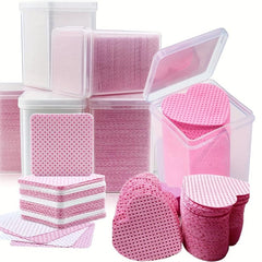 Eyelash Extension Glue Wipes Soft Non-woven Fabric Lint Nail Polish Remover