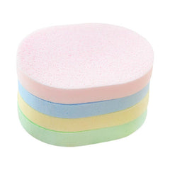 4pcs Exfoliating Facial Cleansing Sponges for Smooth Skin