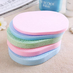 3pcs Facial Bath Cleansing Sponges Reusable Cosmetic Face Sponge Pads